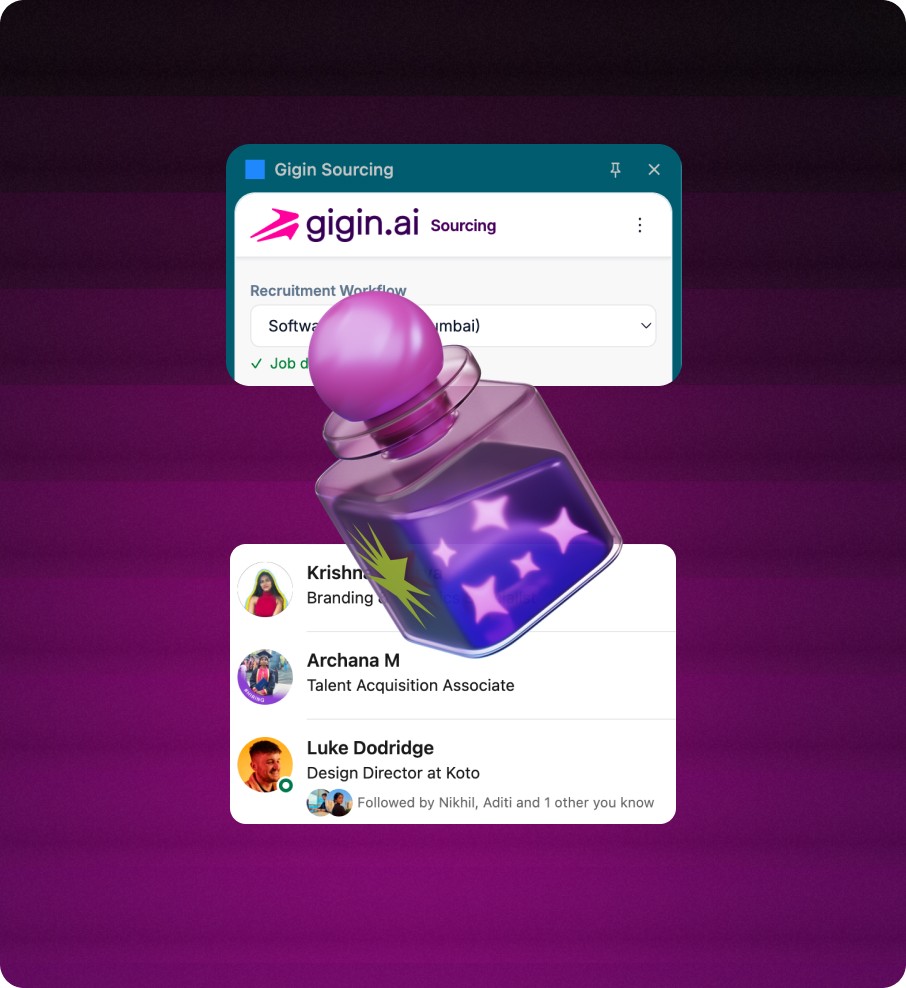 GIA experience — live agentic-recruiter demo on your hiring funnel