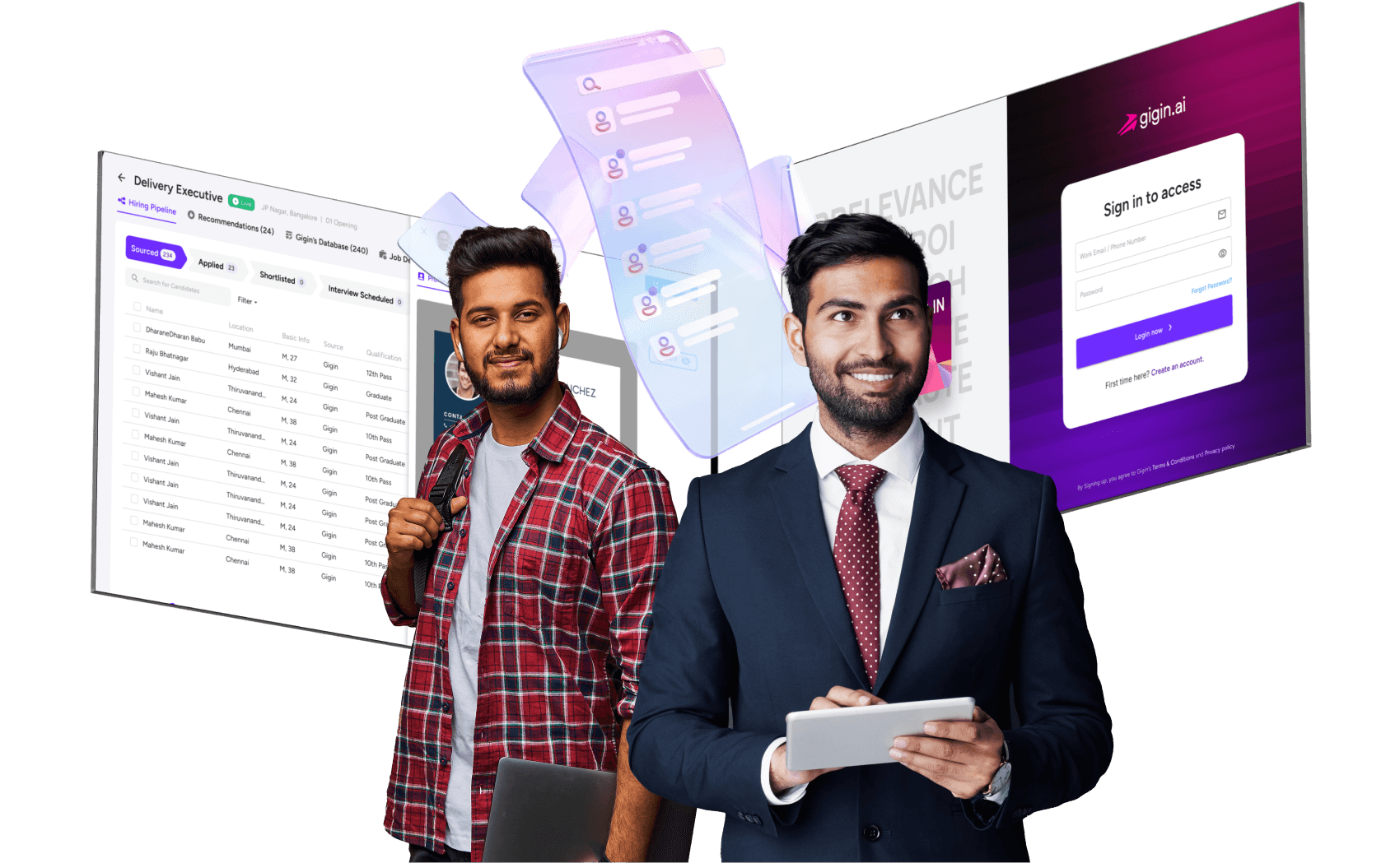 Hiring Suite dashboard preview